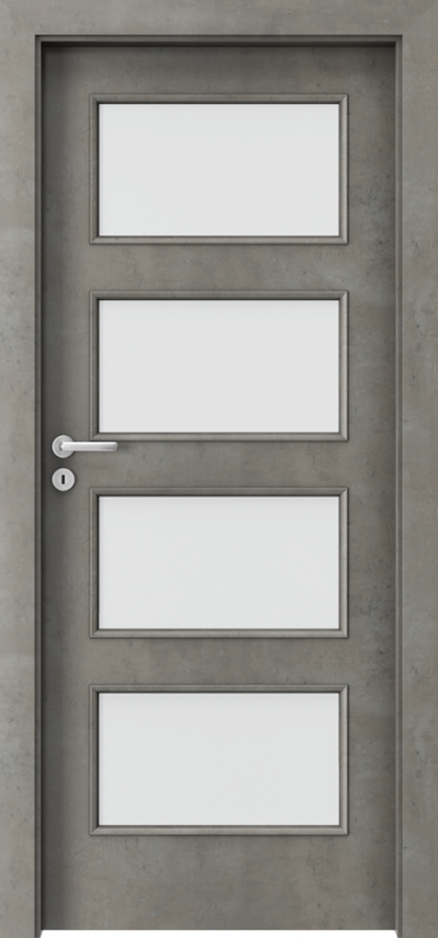 Interior doors CPL Laminated 5.5 CPL HQ 0.2 veneer ***** Concrete Light