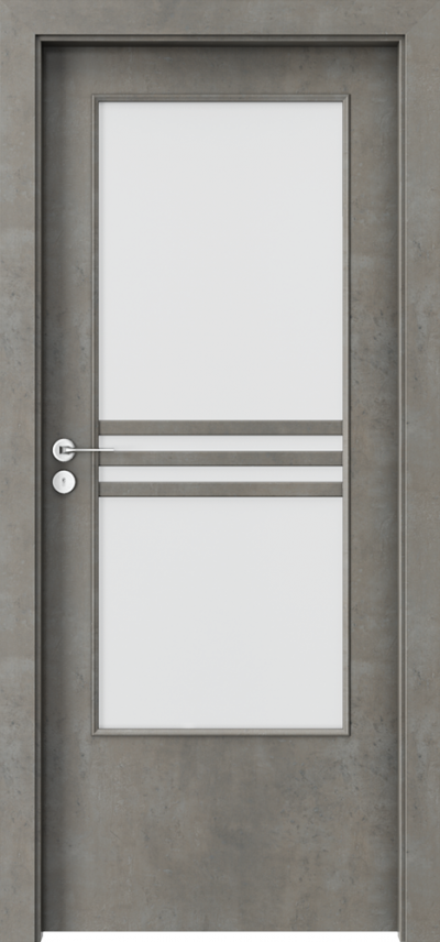 Interior doors Porta STYLE 3 CPL HQ 0.2 veneer ***** Concrete Light