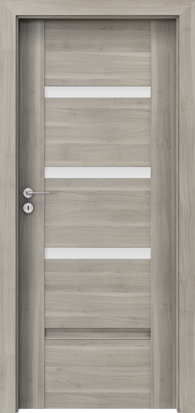 Interior doors Porta INSPIRE C.3 Portasynchro 3D veneer *** Silver Acacia