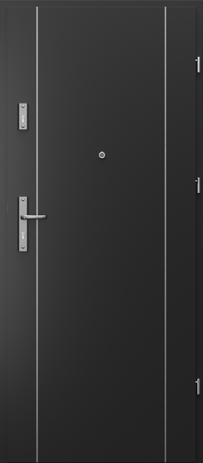 Drzwi wejściowe do mieszkania OPAL RC2 intarsje 1