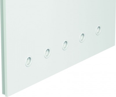 Accessories Ventilation holes I row (various colors) Polyester paint ***** White (RAL 9016)