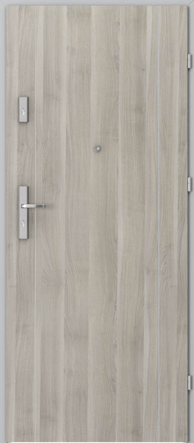 Interior entrance doors OPAL Plus Marquetry 1 Portasynchro 3D veneer *** Silver Acacia