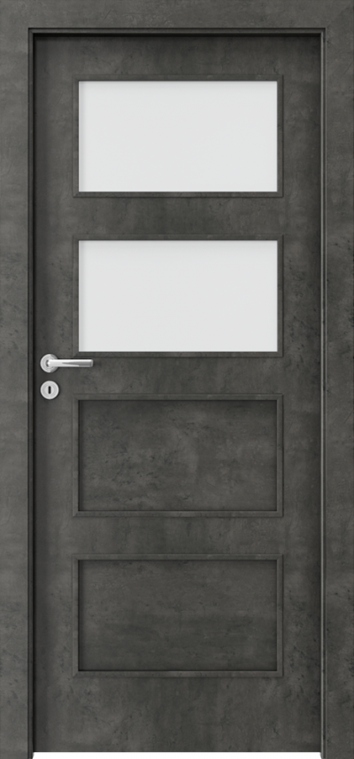 Interior doors Porta FIT H.2 CPL HQ 0.2 veneer ***** Concrete Dark