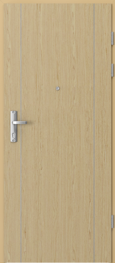 Uși de interior pentru intrare în apartament EXTREME RC3 model cu inserții 1