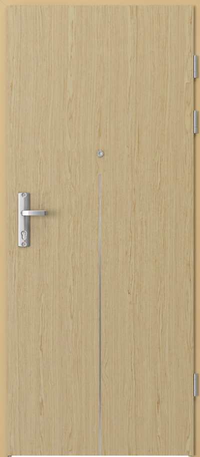 Uși de interior pentru intrare în apartament EXTREME RC3 model cu inserții 9