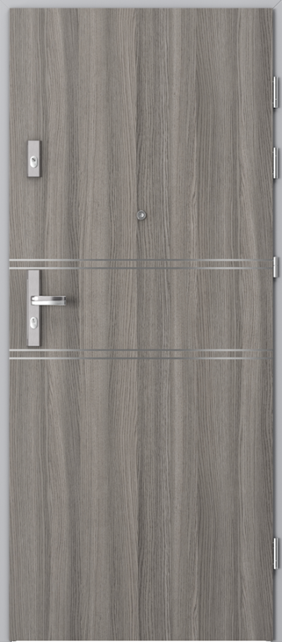 Uși de interior pentru intrare în apartament GRANIT model cu inserții 4