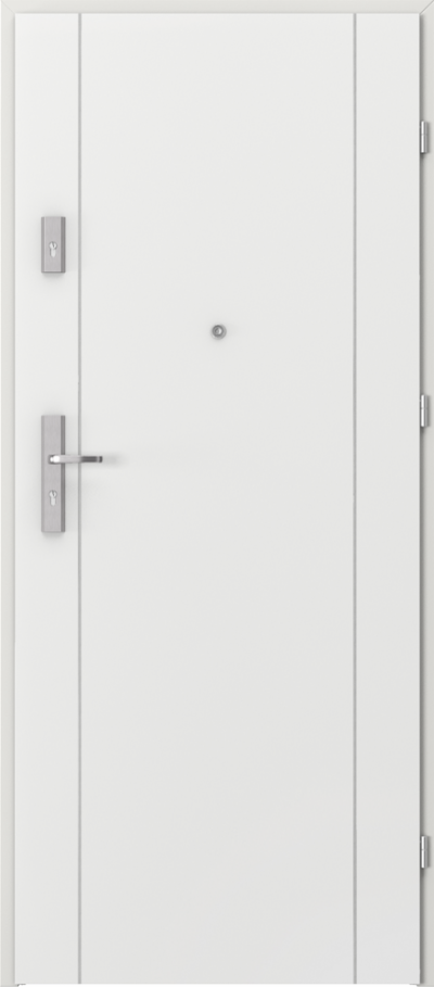 Uși de interior pentru intrare în apartament AGAT Plus inserții 1 Finisaj CPL HQ 0.2 ***** Alb