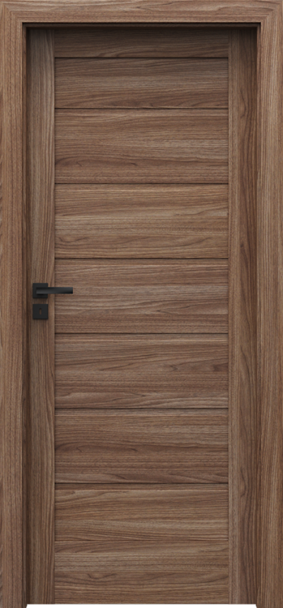 Interior doors Porta Verte HOME, J J.0 Portadecor veneer *** Walnut Verona 2