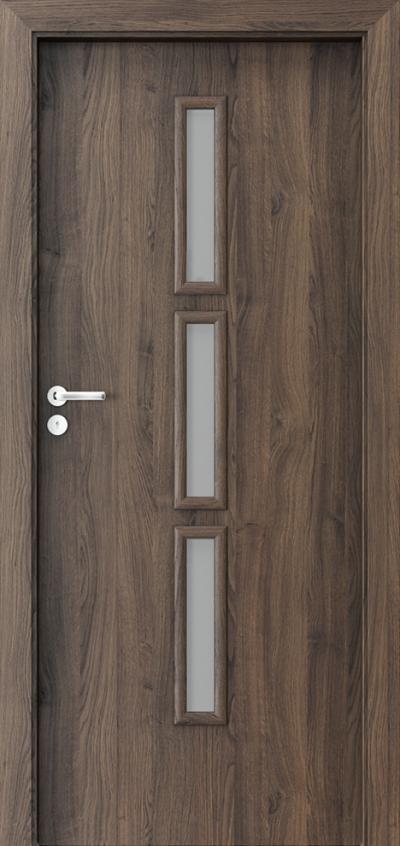 Beltéri ajtók Porta GRANDDECO 5.2 Portasynchro 3D fólia  *** Skarlátvörös Tölgy