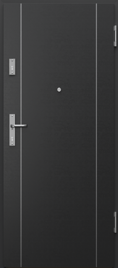 Interior entrance doors EXTREME RC4 Marquetry 1 CPL HQ 0.2 veneer ***** Black