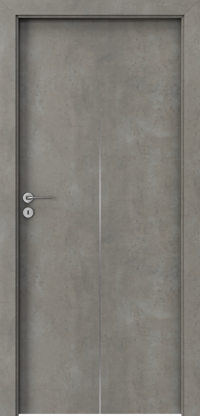 Interior doors Porta LINE H.1 CPL HQ 0.2 veneer ***** Concrete Light