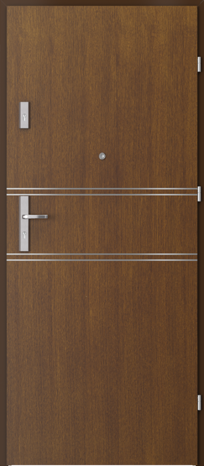 Uși de interior pentru intrare în apartament OPAL Plus model cu inserții 4