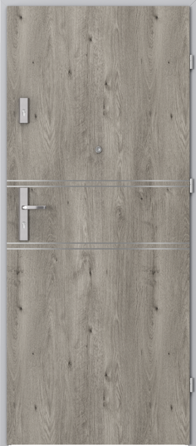 Interior entrance doors OPAL Plus Marquetry 4 Portaperfect 3D veneer **** Siberian Oak