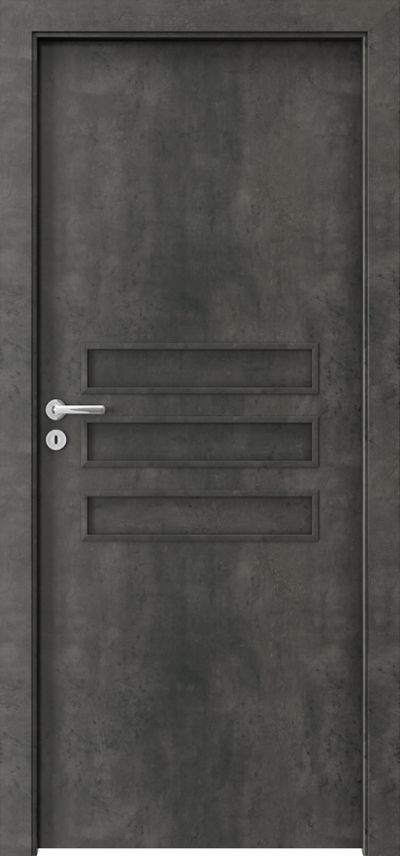 Beltéri ajtók Porta FIT E.0 CPL HQ 0.2 laminát ***** Sötét Beton