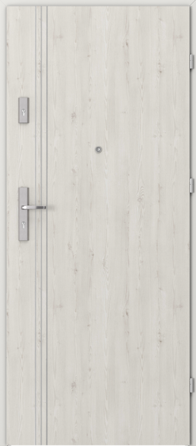 Interior entrance doors OPAL Plus Marquetry 3 Portasynchro 3D veneer *** Norwegian Pine