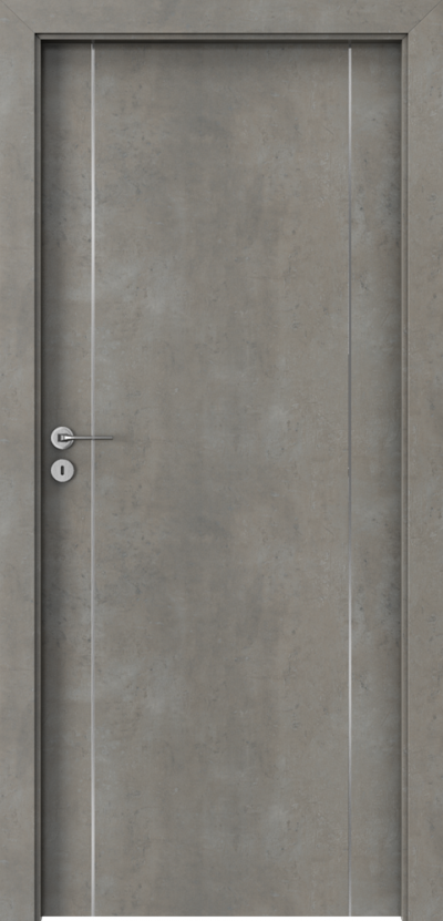 Interior doors Porta LINE A.1 CPL HQ 0.2 veneer ***** Concrete Light