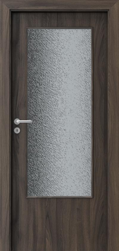 Interior doors Porta DECOR Large light Portasynchro 3D veneer *** Dark Oak