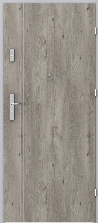 Interior entrance doors OPAL Plus Marquetry 3 Portaperfect 3D veneer **** Siberian Oak