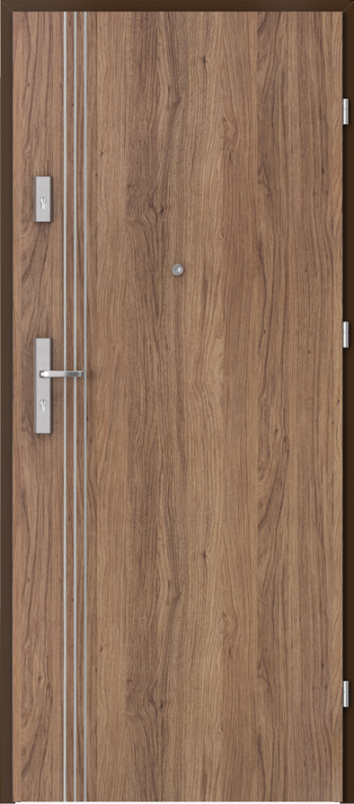 Uși de interior pentru intrare în apartament OPAL Plus inserții 3 Finisaj Portaperfect 3D **** Stejar California