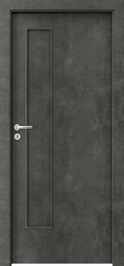 Interior doors Porta FIT I.0 CPL HQ 0.2 veneer ***** Concrete Dark