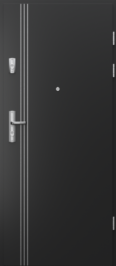 Interior entrance doors QUARTZ Marquetry 3 CPL HQ 0.2 veneer ***** Black