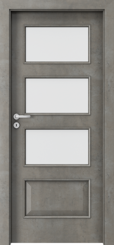 Interior doors CPL Laminated 5.4 CPL HQ 0.2 veneer ***** Concrete Light