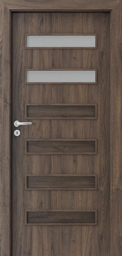 Interior doors Porta FIT F.2 Portasynchro 3D veneer *** Scarlet Oak