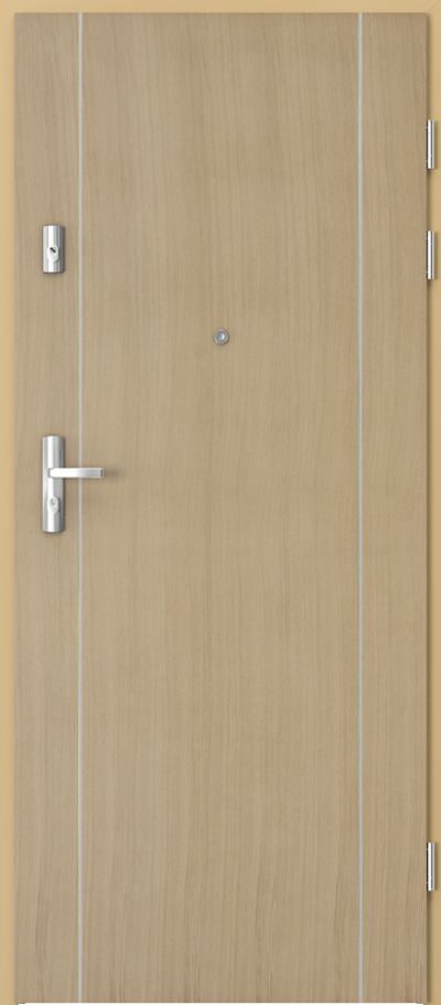 Uși de interior pentru intrare în apartament GRANIT model cu inserții 1