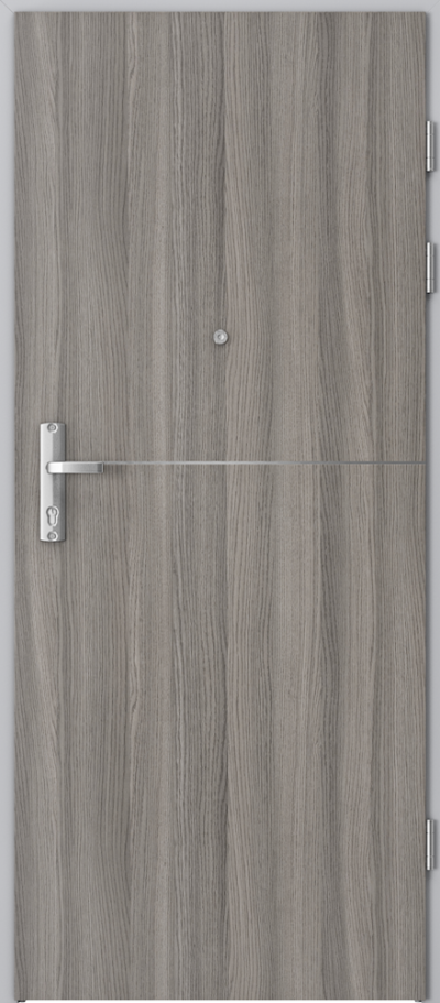 Uși de interior pentru intrare în apartament EXTREME RC3 model cu inserții 7
