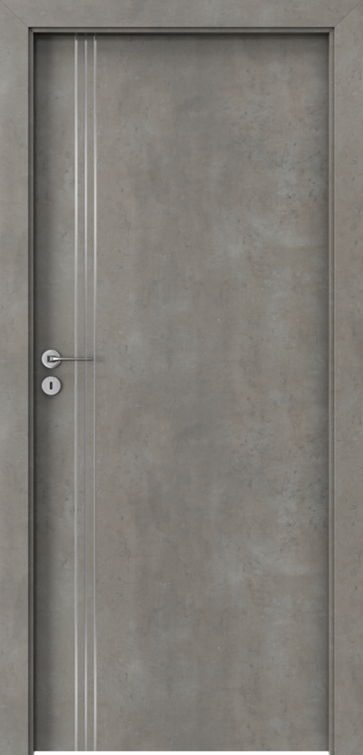 Interior doors Porta LINE B.1 CPL HQ 0.2 veneer ***** Concrete Light