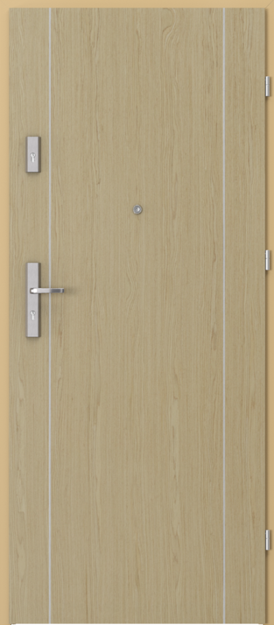 Interior entrance doors OPAL Plus Marquetry 1 Natural select veneer **** Oak  
