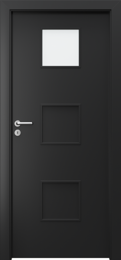 Drzwi wewnętrzne Porta FIT C.1 Okleina CPL HQ 0,2 ***** Czarny
