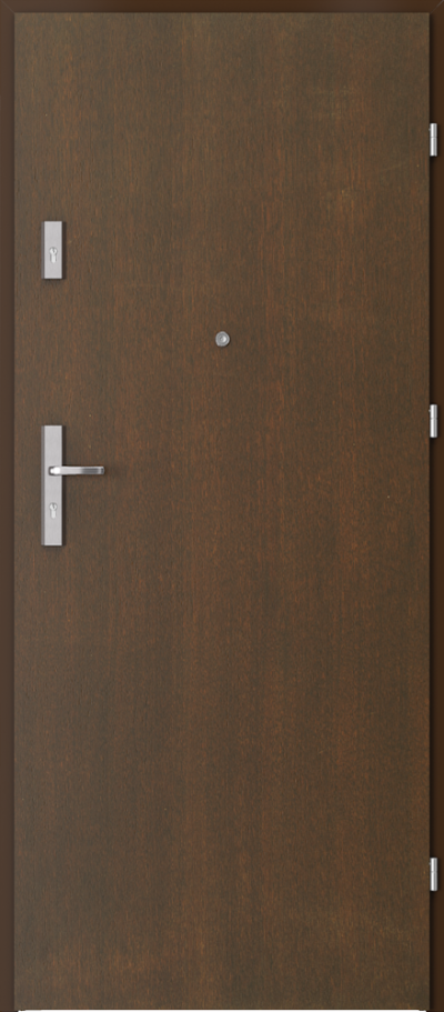 Interior entrance doors AGATE Plus Solid Natural satin veneer **** Mocca