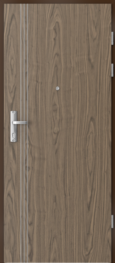 Uși de interior pentru intrare în apartament EXTREME RC3 model cu inserții 3