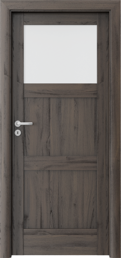 Interiérové dveře Porta Verte HOME, N N.1 Fólie Portasynchro 3D *** Dub Tmavý
