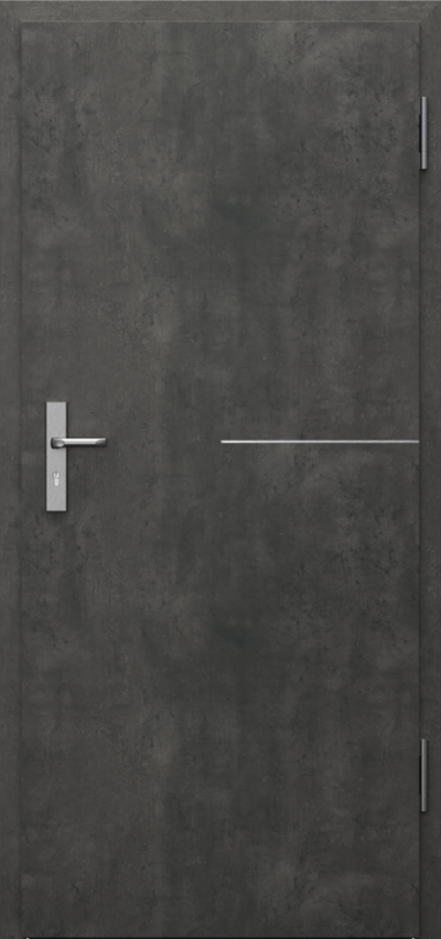 Technical doors INNOVO 37 dB  CPL HQ 0.2 veneer ***** Concrete Dark
