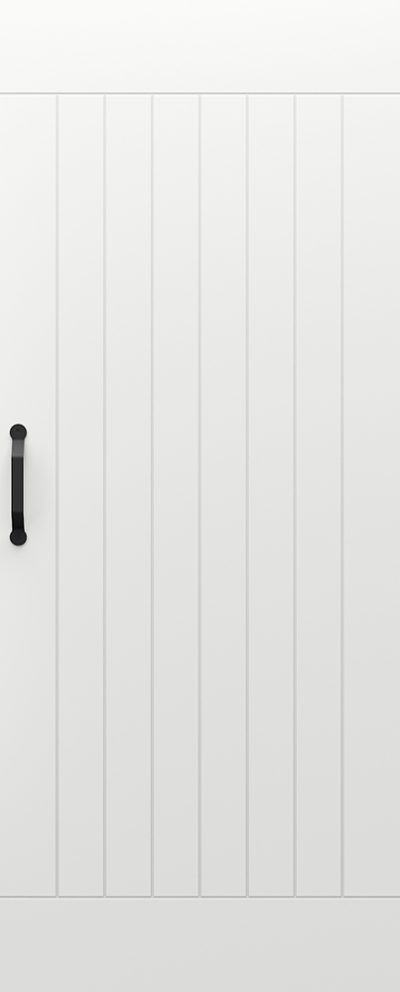 Folding, sliding doors BLACK model 3 Premium Plus UV paint ***** White