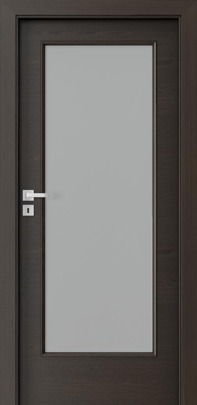 Interiérové dvere Natura CLASSIC 7.3 Prírodná dýha Select **** Orech Tmavý
