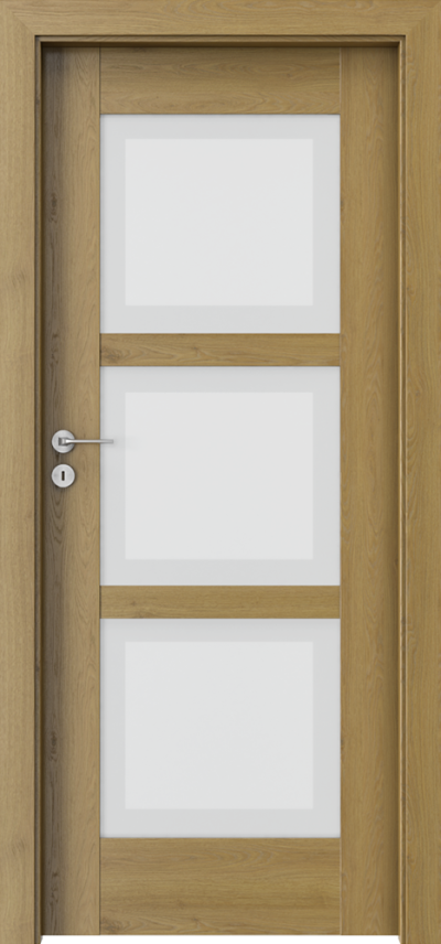 Beltéri ajtók Porta INSPIRE B.3 Portaperfect 3D fólia **** Természetes Tölgy