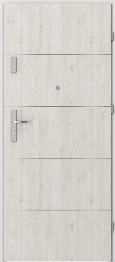 Interior entrance doors OPAL Plus Marquetry 6 Portasynchro 3D veneer *** Norwegian Pine