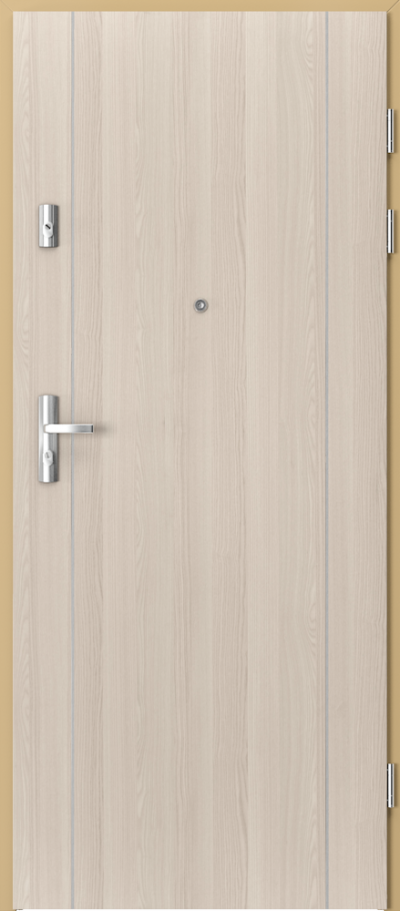 Interior entrance doors QUARTZ Marquetry 1 CPL HQ 0,7 laminate ****** Walnut White