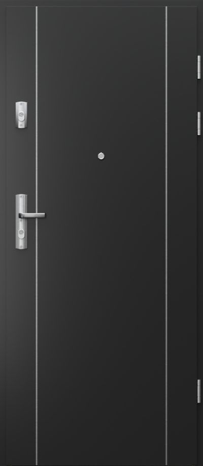 Interior entrance doors QUARTZ Marquetry 1 CPL HQ 0.2 veneer ***** Black