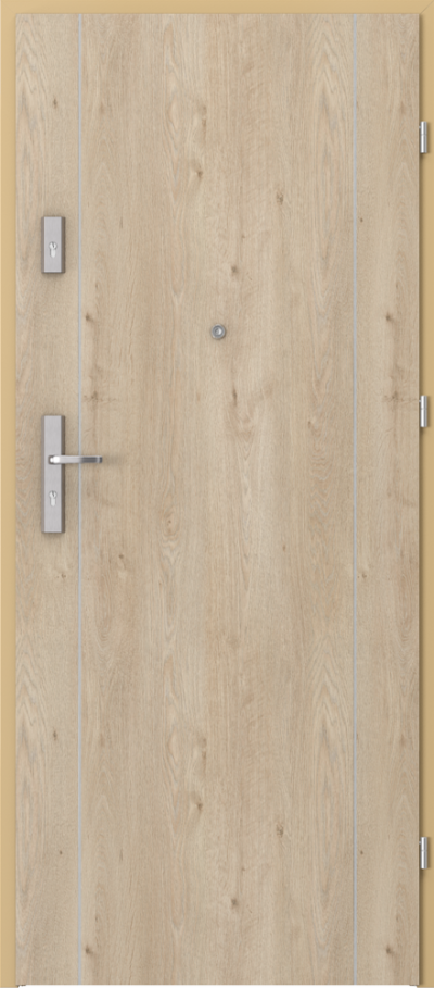 Interior entrance doors OPAL Plus Marquetry 1 Portaperfect 3D veneer **** Classic Oak