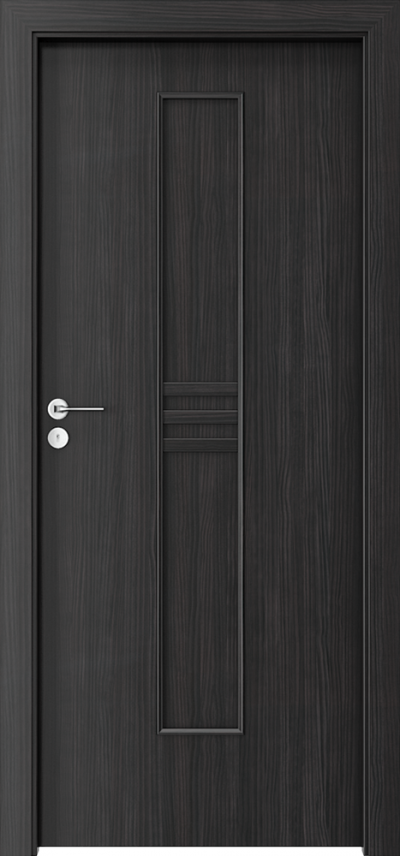 Interior doors Porta STYLE 1 with filling panel CPL HQ 0.2 veneer ***** Structure Dark
