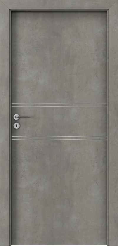Interior doors Porta LINE C.1 CPL HQ 0.2 veneer ***** Concrete Light