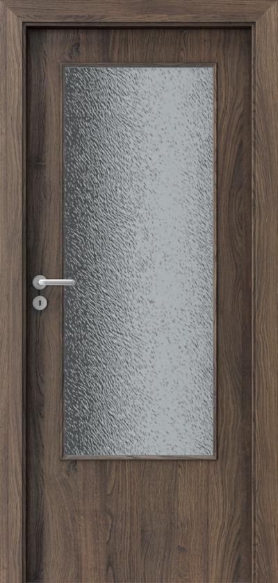 Interior doors Porta DECOR Large light Portasynchro 3D veneer *** Scarlet Oak