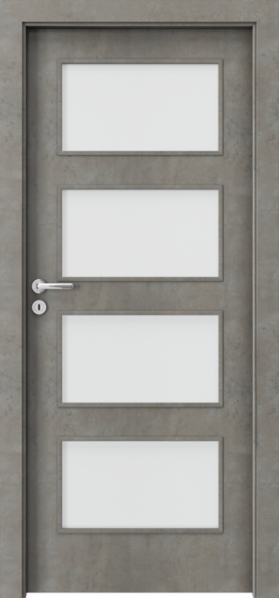 Interior doors Porta FIT H.4 CPL HQ 0.2 veneer ***** Concrete Light