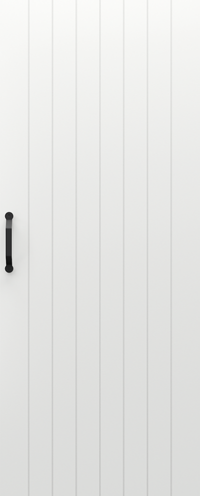 Folding, sliding doors BLACK model 4 Acrilic Paint UV **** White