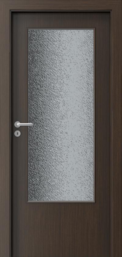 Interiérové dveře Porta DECOR 3/4 sklo Fólie Portadecor *** Wenge