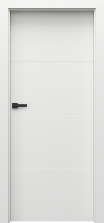 Interiérové dvere MINIMAX model 2 Lak Standard *** Biela 
